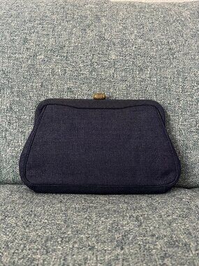 VINTAGE Dark Wash Denim Clutch